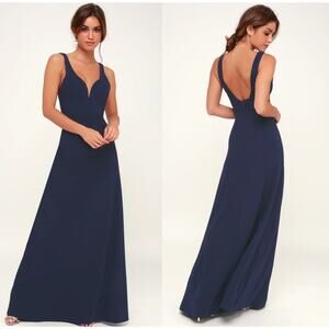 Alluring Temptation Black Backless Ruched Mermaid Maxi Dress Size XS